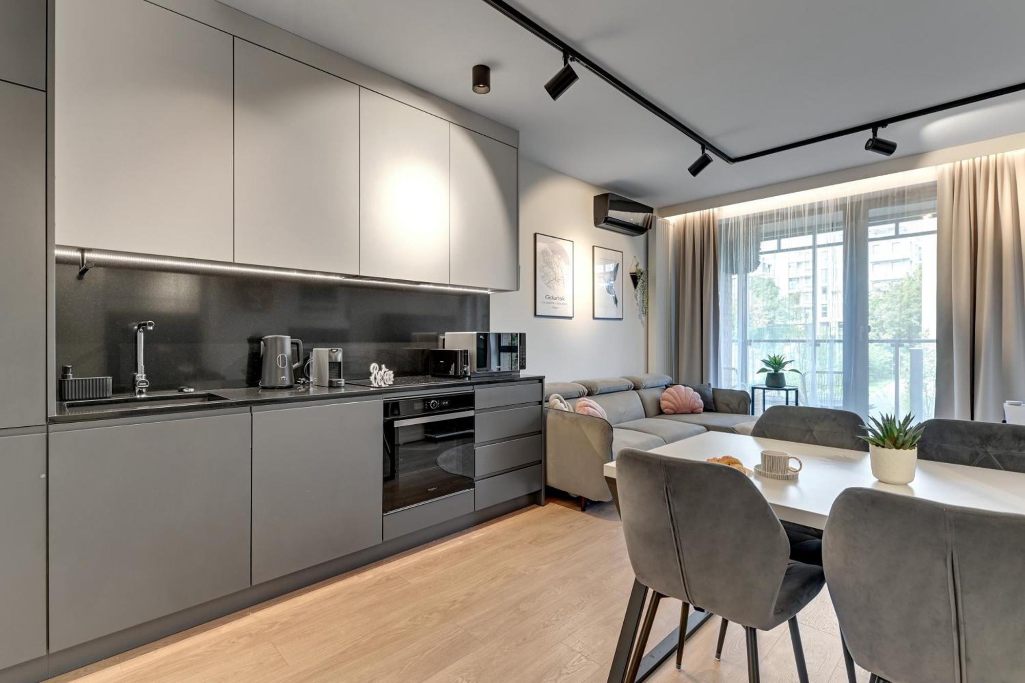 גדנסק Scala City Center Premium Studios By Lion Apartments מראה חיצוני תמונה